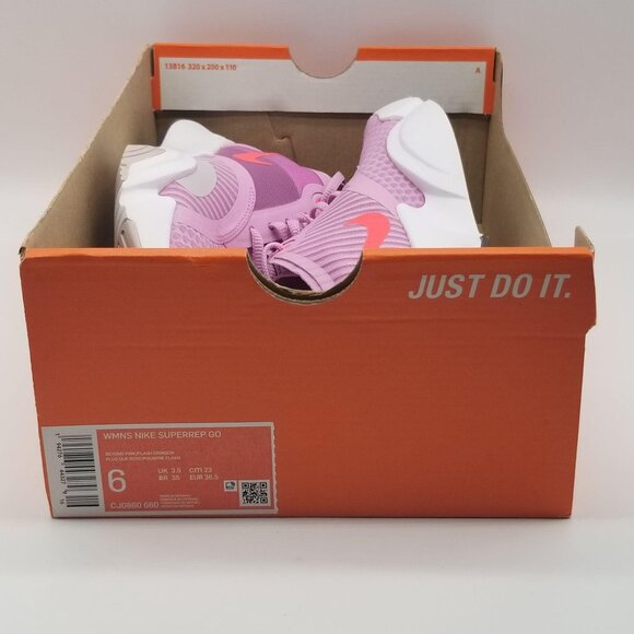 Nike SuperRep Go Womens Beyond Pink Violet Shoes CJ0860 660 Size 6 - Picture 8 of 8